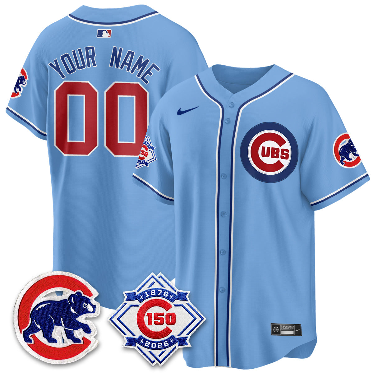 CHC 150th Anniversary Black Out Style Vapor Premier Limited Custom Jersey - Stitched