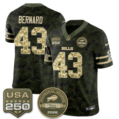 BUF 2026 Salute to Service Edition Vapor Jersey V2- Stitched
