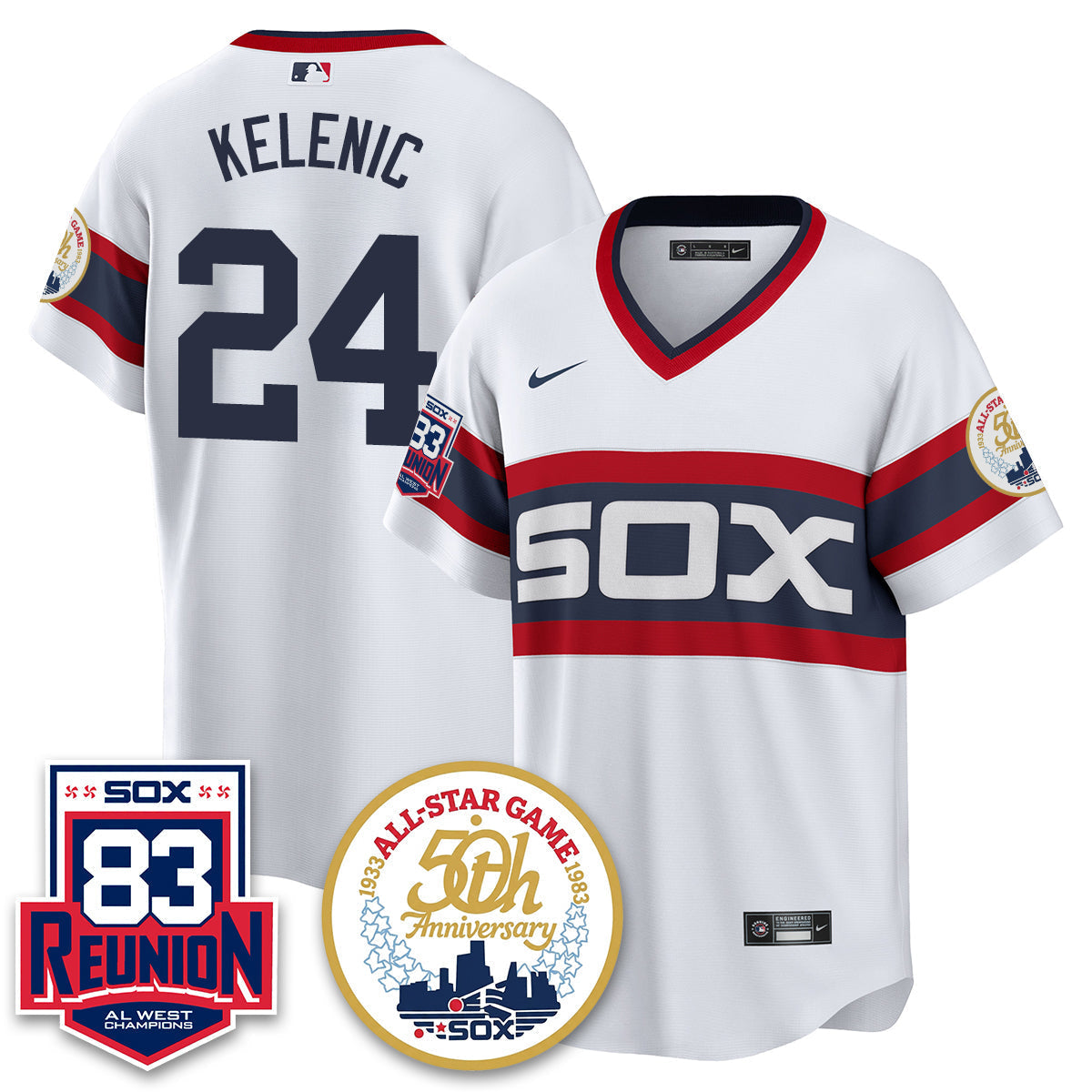CWS Reunion All West Champions Vapor Jersey - Stitched - DTD