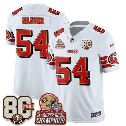 SF Throwback Vapor Jersey - Stitched