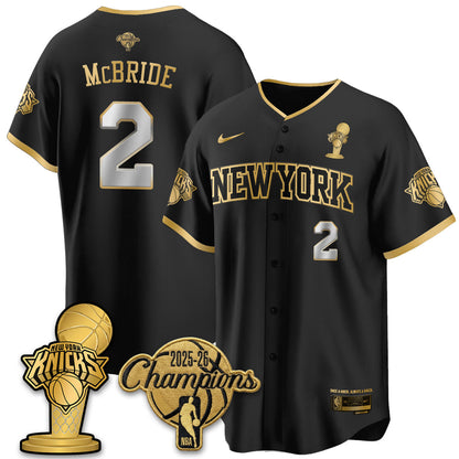 NYK 2026 NBA Champions Vapor Jersey - Stitched