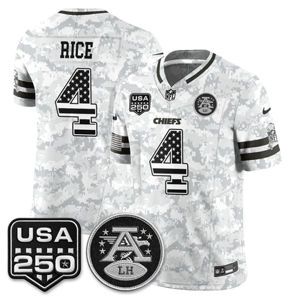 KC 2026 Salute to Service Vapor Jersey - Stitched