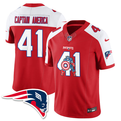 NE x Vibranium Shield Edition Vapor Jersey - Stitched