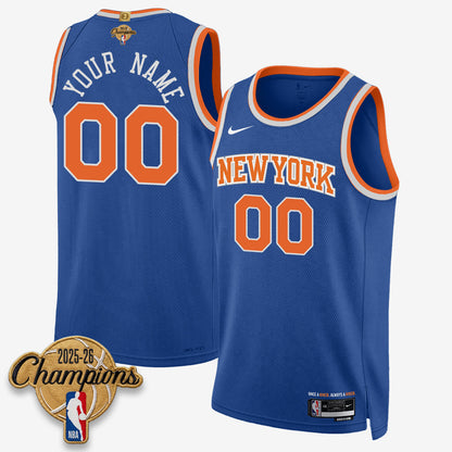 NYK 2026 Basketball Champions Vapor Custom Jersey V2- Stitched