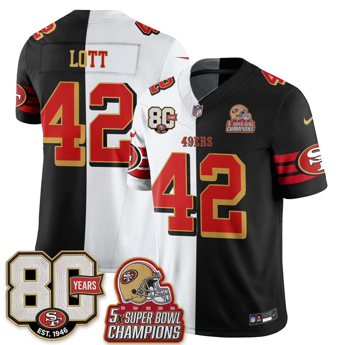SF Split Style Vapor Jersey - Stitched