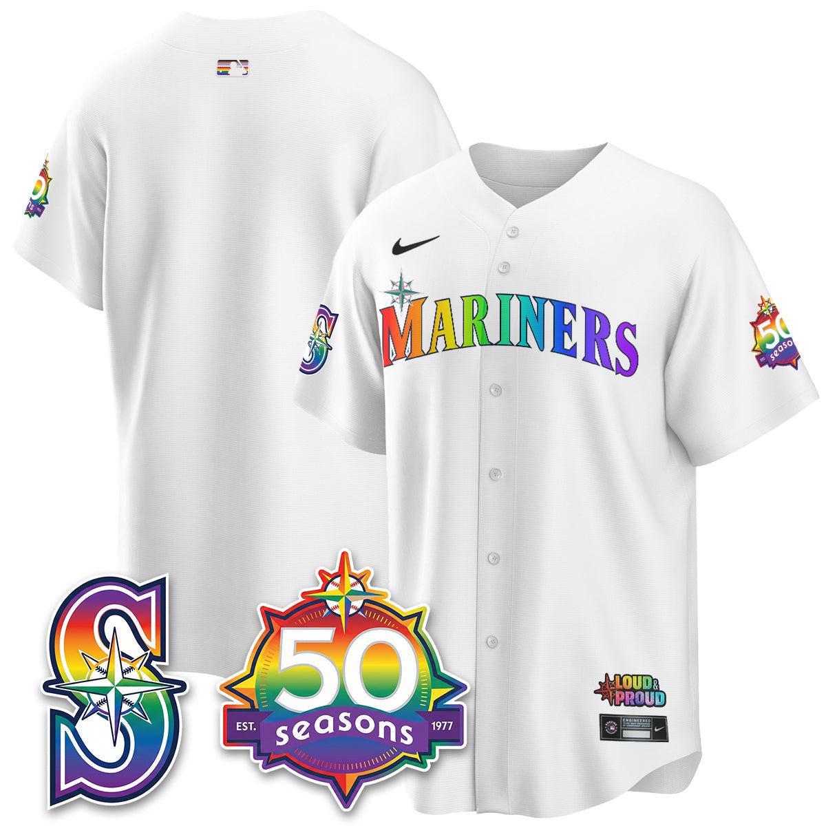 SEA Happy Pride Month Vapor Jersey - Stitched