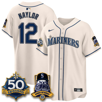 SEA Randy Johnson Vapor Limited Jersey V2- Stitched