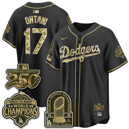 LAD Military Appreciation Game Day Jersey V2 - Stitched