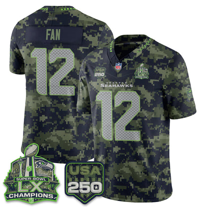 SEA 2026 Salute to Service Edition Vapor Jersey - Stitched