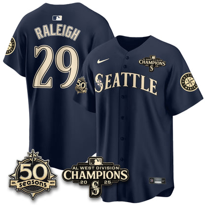 SEA Vapor Premier Limited Jersey - 50th Anniversary & AL West Division Champions - Steelheads Community Funds - Stitched