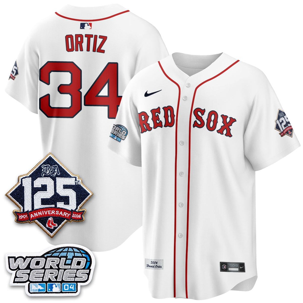 BOS Throwback 2004 Vapor Jersey - Stitched