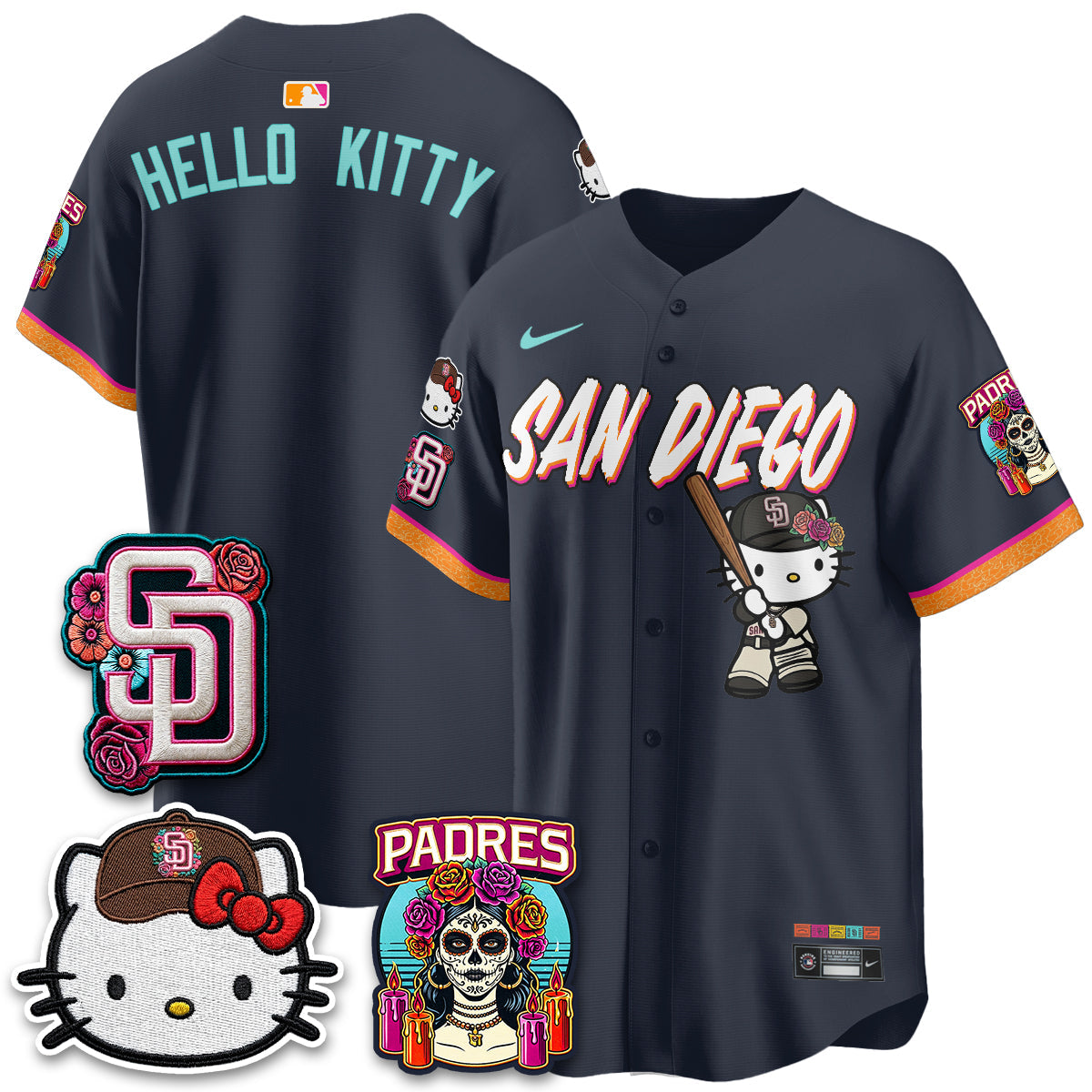 SD 2026 City Connect x Meow KT Vapor Limited Jersey - Stitched