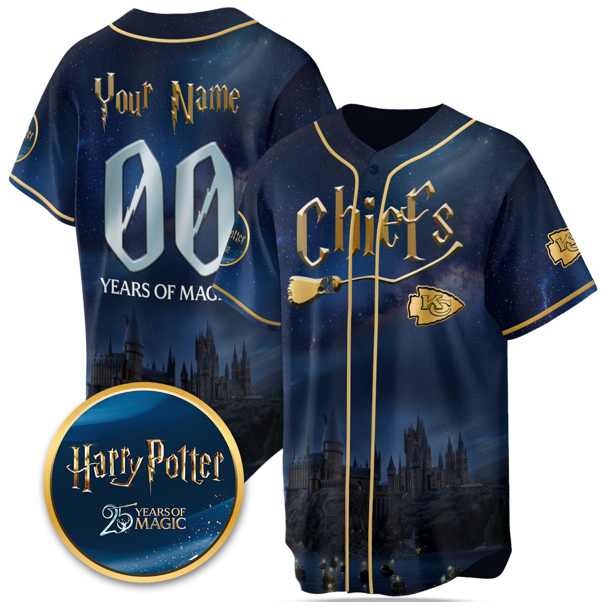 Football Team x HP 25 Years of Magic Limited Edition Custom Jersey - Printed