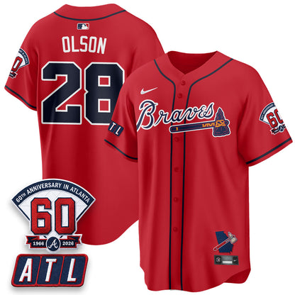ATL 2026 60th Anniversary Vapor Limited Jersey - Stitched