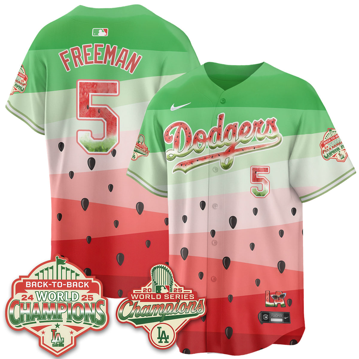 LAD National Watermelon Day Vapor Jersey - Stitched