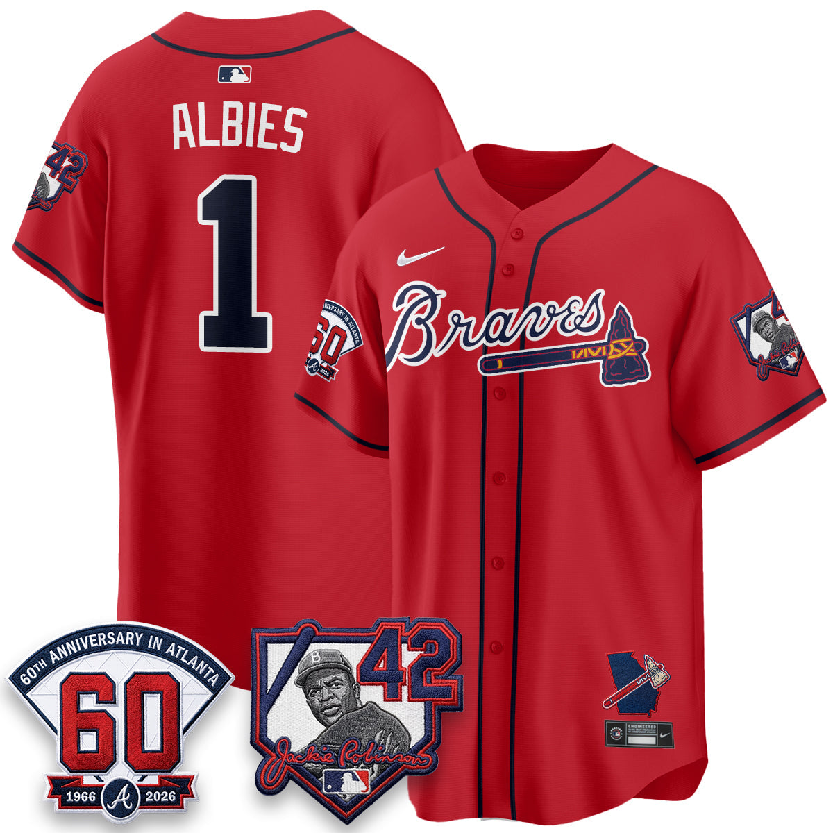 ATL 2026 Jackie Robinson Day Vapor Limited Jersey - Stitched