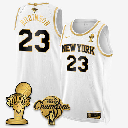 NYK 2026 NBA Champions Gold Edition Vapor Jersey - Stitched