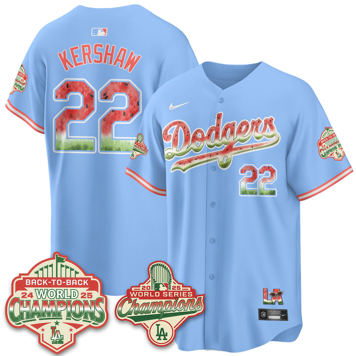 LAD National Watermelon Day Vapor Jersey - Stitched