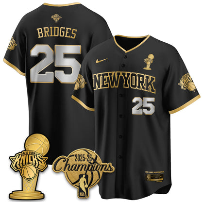 NYK 2026 NBA Champions Vapor Jersey - Stitched
