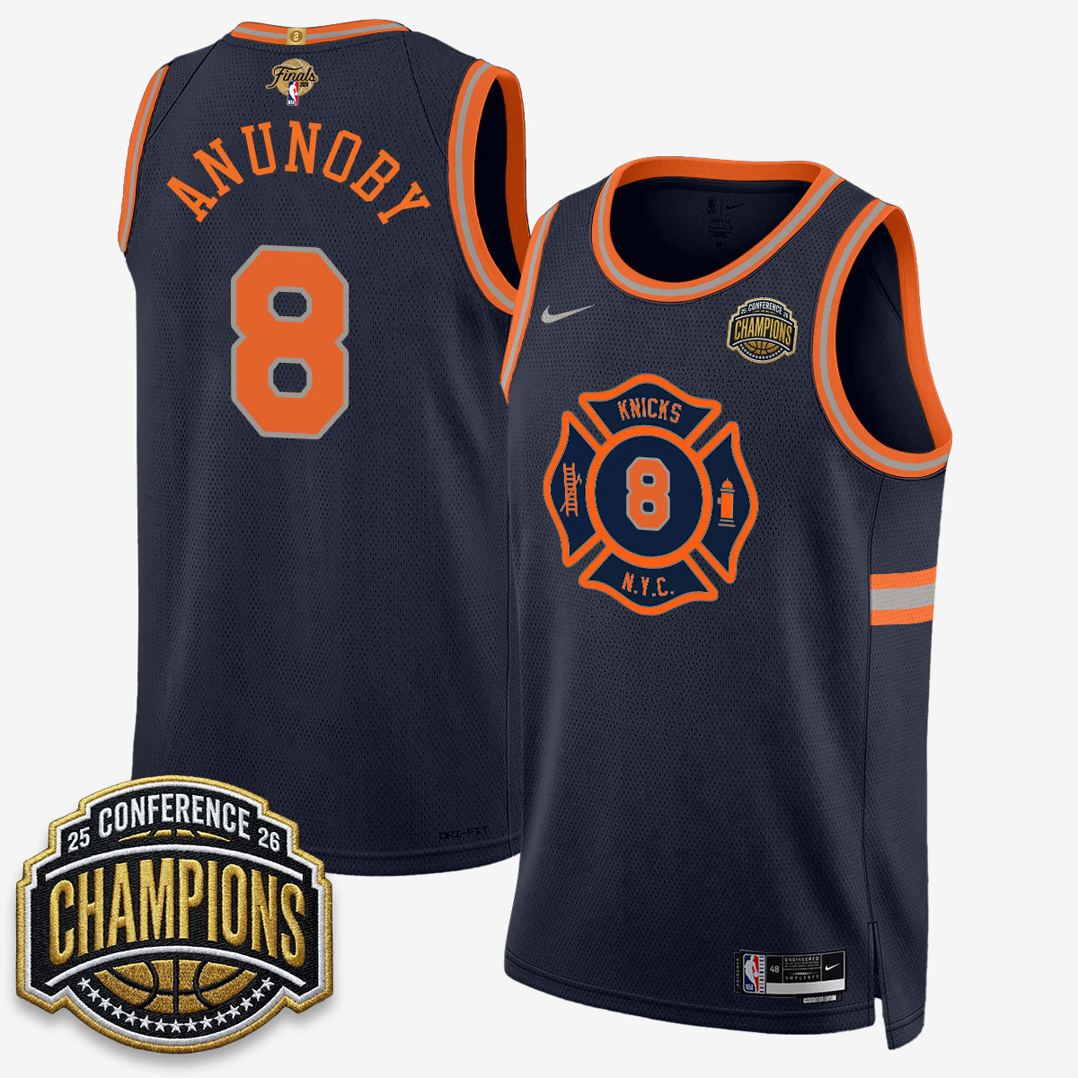 NYK 2026 NBA Finals City Edition Jersey V3- Stitched