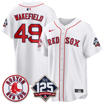 BOS 125th Anniversary Patch Vapor Jersey - Stitched-DTD