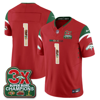 Denver Broncos Mexico Edition Vapor Jersey - Stitched