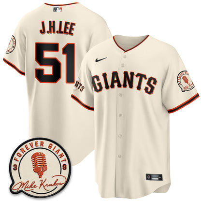 SF Mike Krukow Vapor Jersey - Stitched