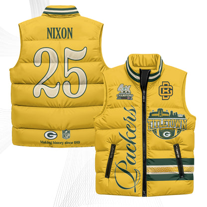 GB 2026 Rivalries Puffer Vest - Printed
