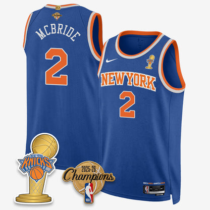 NYK 2026 Basketball Champions Vapor Jersey - Stitched