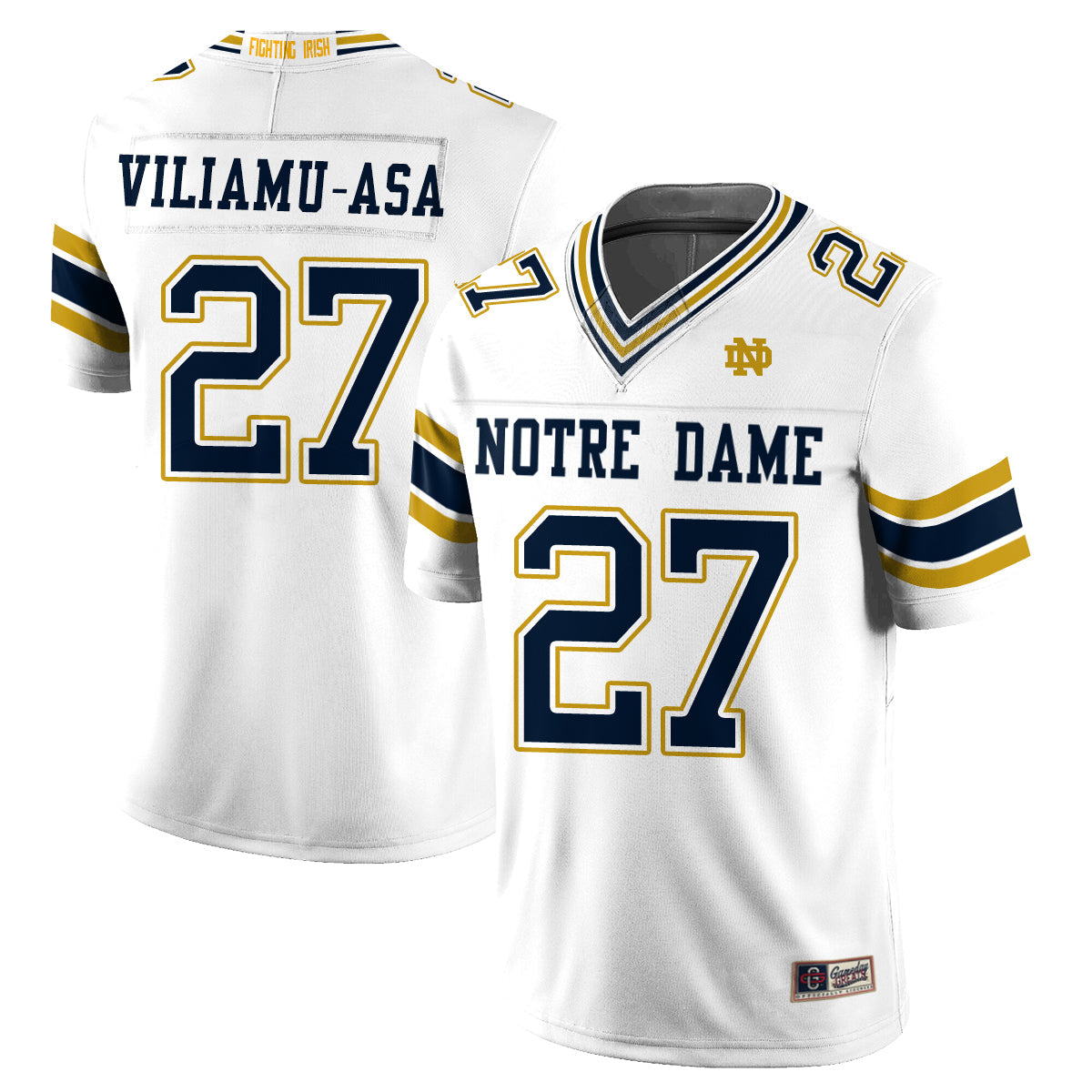 ND 2026 Shamrock Series Football Vapor Jersey - Stitched