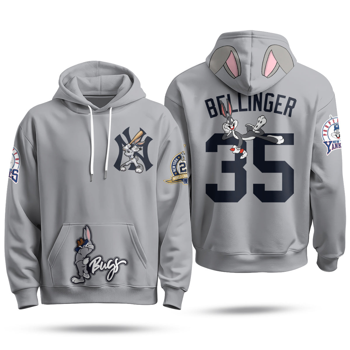 NYY Bunny Vapor Limited Hoodie - Printed