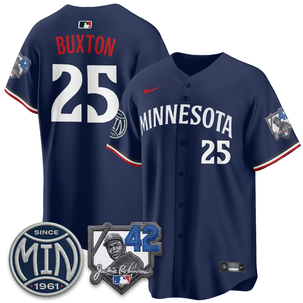 MIN 2026 Jackie Robinson Day Vapor Limited Jersey - Stitched