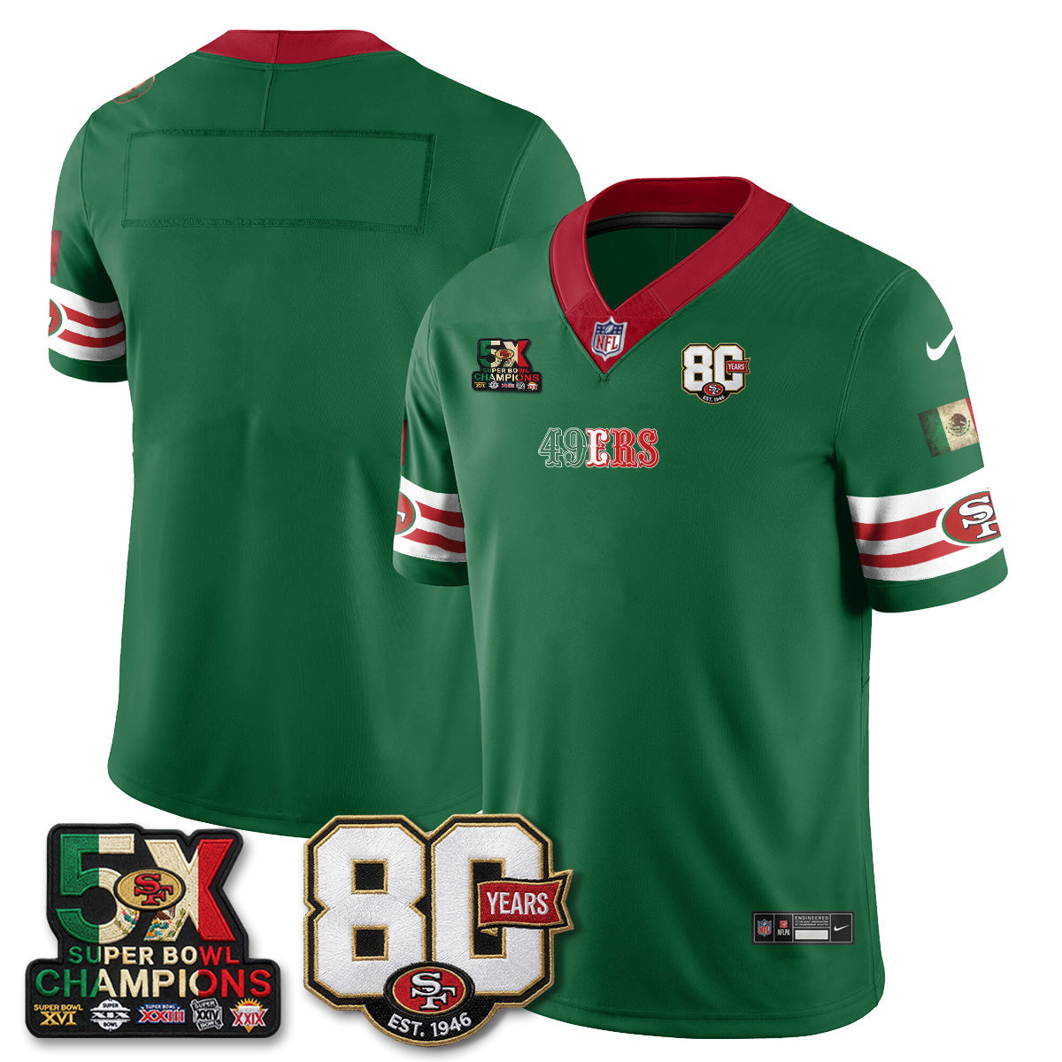 SF Mexican Edition Vapor Jersey - Stitched