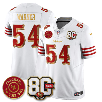 SF “Rivalries” Vapor Limited Jersey - Faithful To The Bay Patch - Stitched