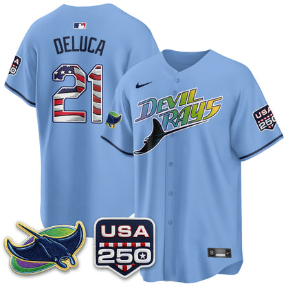 TB Independence Day USA 2026 City Connect Vapor Jersey - Stitched