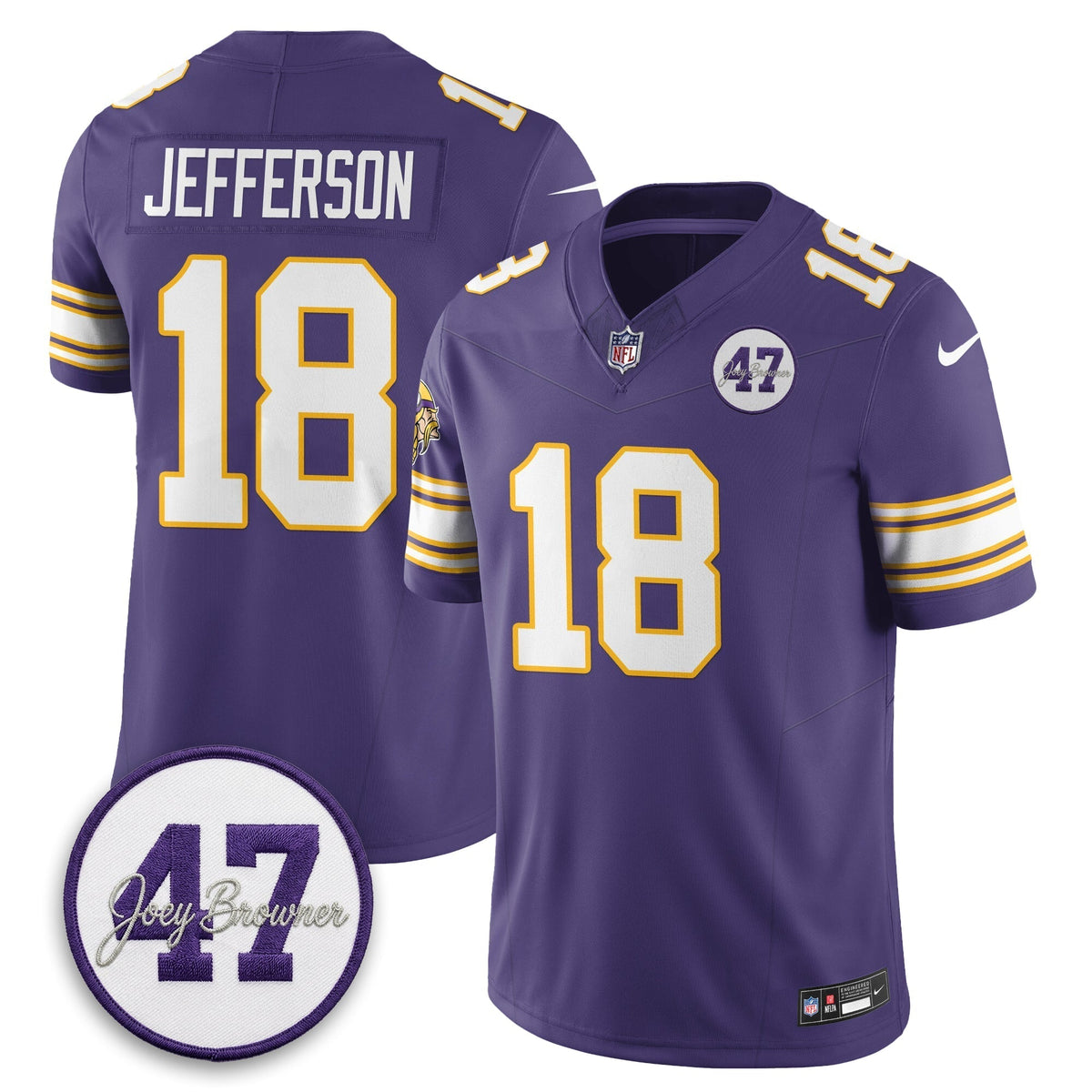 MIN Joey Browner Thank You For Memories - 1960 – 2026 Football Vapor Limited Jersey - Stitched