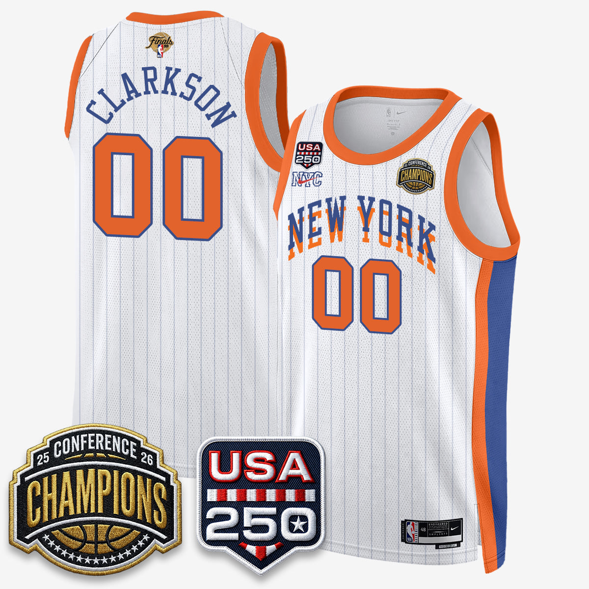 NYK 2026 NBA Eastern Conference Champions City Edition Jersey - Stitched
