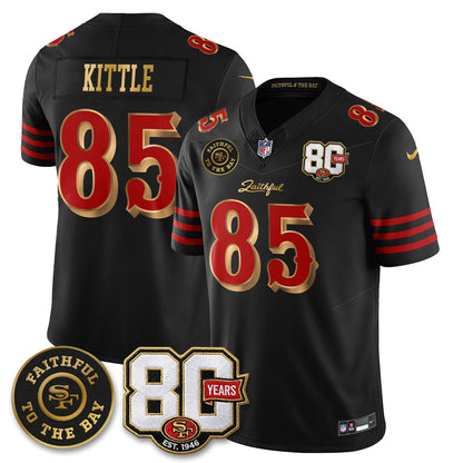 SF “Rivalries” Vapor Limited Jersey - Faithful To The Bay Patch - Stitched