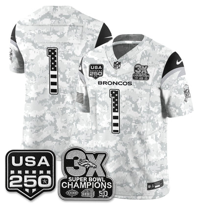DEN 2026 Salute to Service Edition Vapor Jersey - Stitched
