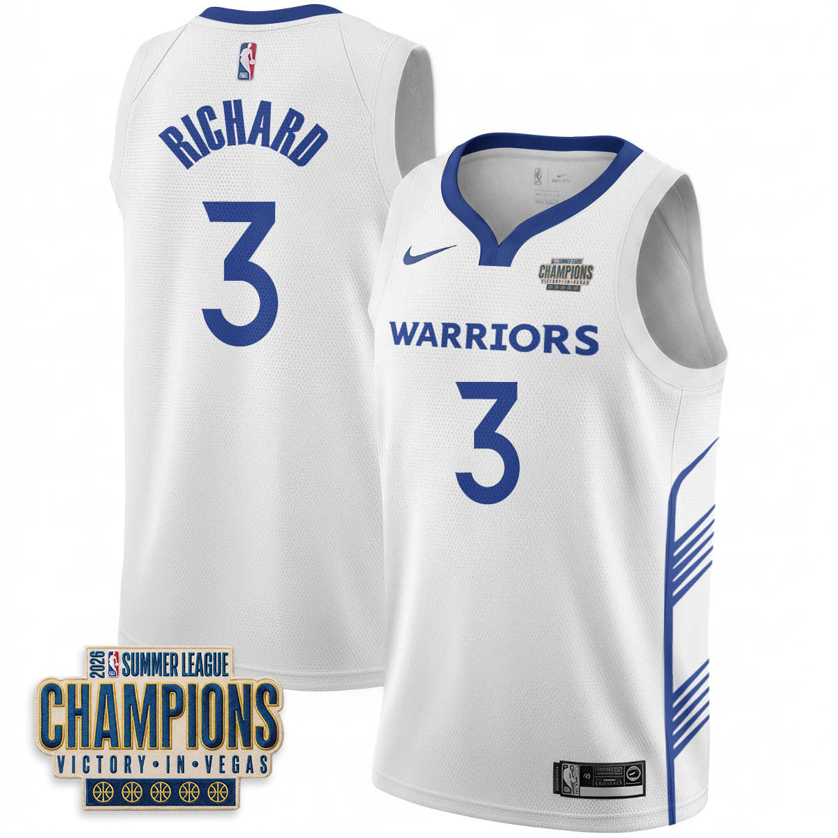 GSW 2026 Summer League Vapor Jersey - Stitched