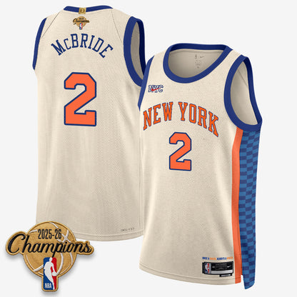 NYK 2026 Basketball Champions Vapor Jersey V2- Stitched