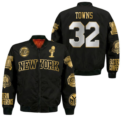 NYK 2026 NBA Finals Champions Limited Edition Bomber Jacket - Printed