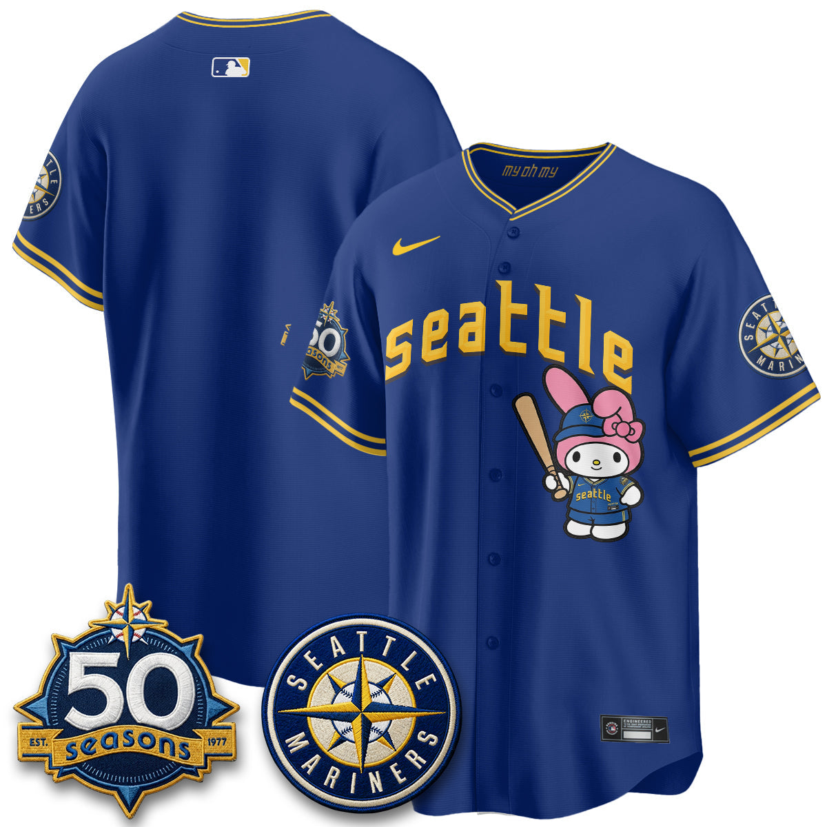 SEA x  Pink Sanrio Friend Vapor Jersey - Stitched