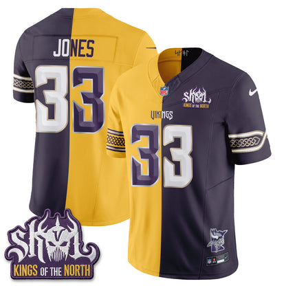 MIN 2026 Rivalries Split V2 Vapor Jersey - Stitched