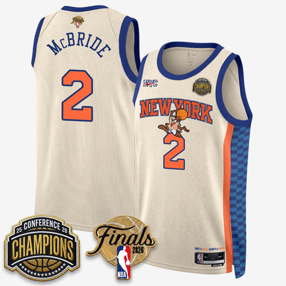 NYK 2026 NBA Eastern Conference Champions x Looney Tunes Vapor Jersey V2- Stitched