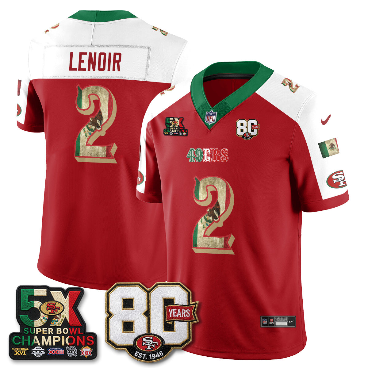 SF Mexican Edition Vapor Jersey - Stitched