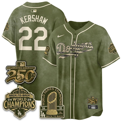 LAD New Era Olive 2026 Armed Forces Day Jersey -Stitched V2