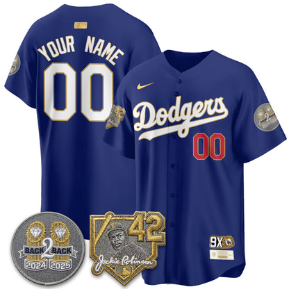 LAD -  2026 Jackie Robinson Day Vapor Custom Limited Jersey - Stitched