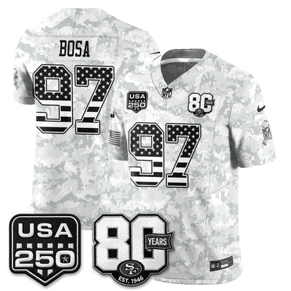 SF 2026 Salute to Service Edition Vapor Jersey - Stitched