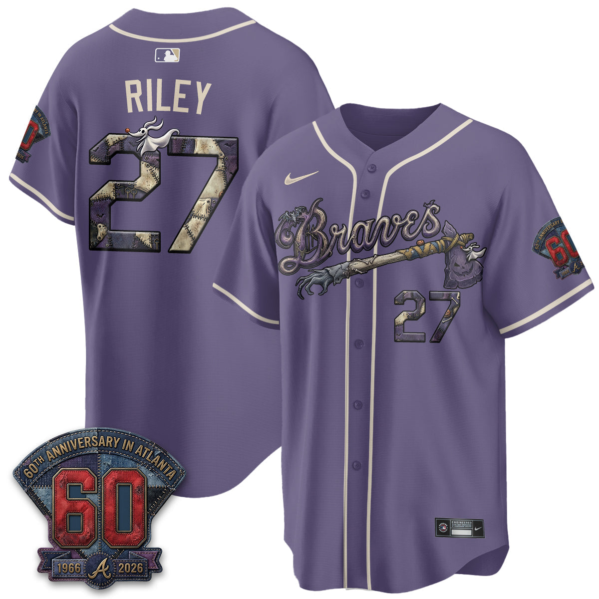 ATL Nightmare Edition Vapor Jersey - Stitched-NQD